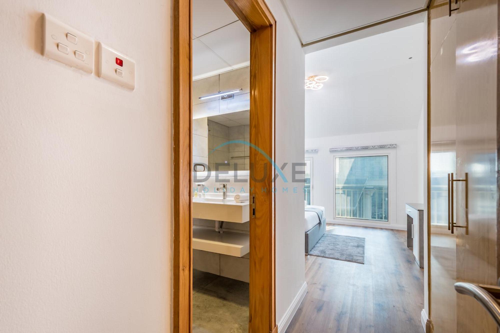Urban Getaway 1Br At Mog 207, Al Furjan By Deluxe Holiday Homes 두바이 외부 사진
